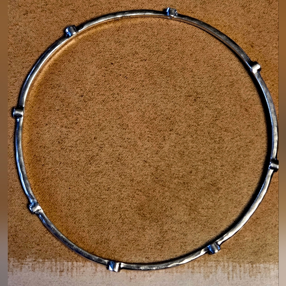Silpada Sterling Silver & Zirconia Bangle Bracelet - Picture 3 of 7